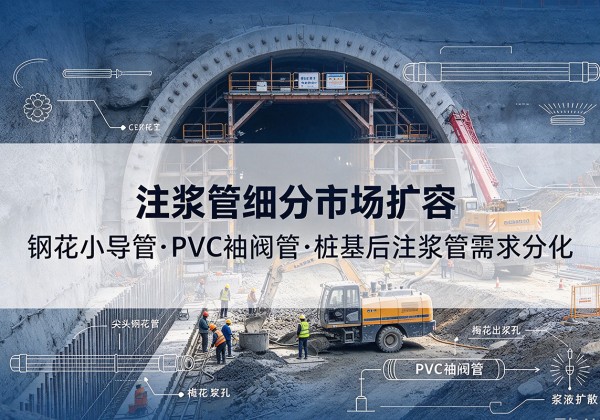 铜梁区注浆管细分市场扩容，隧道钢花小导管、PVC 袖阀管、桩基后注浆管需求分化